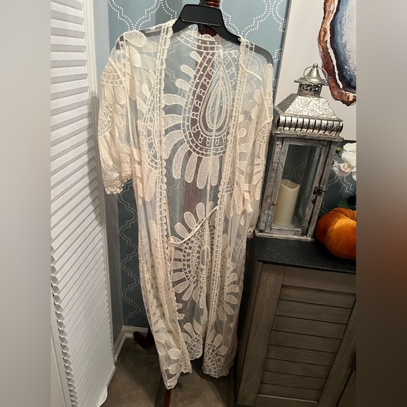 🔥 Shermie Loose Swimsuit Kimonos for Women Loose Casual Kimono Cover Up - Picture 3 of 4